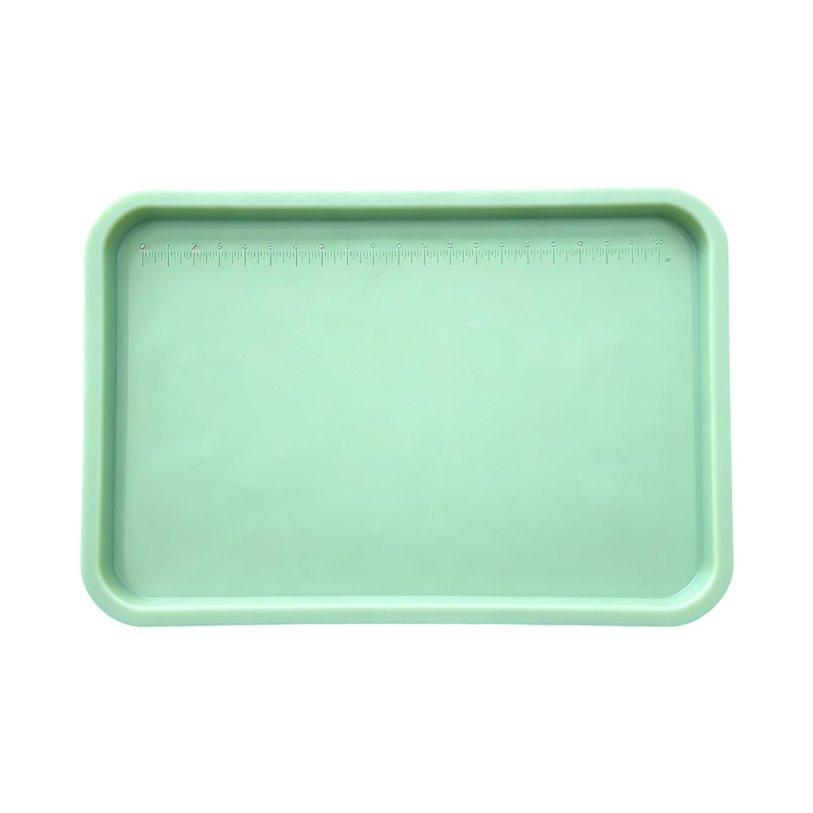 Kaeltsyn Flexible Silicone Mat Provide Space Saving for Creative Work High Edges Spill Clay Craft Mat