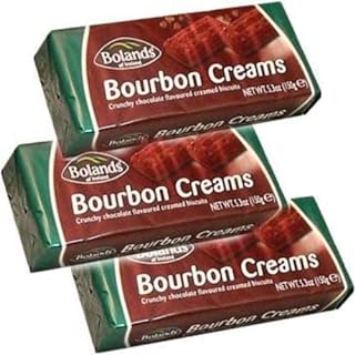 Bolands Bourbon Creams, Irish Cookies Biscuits, 3 pack, 125g each bag.