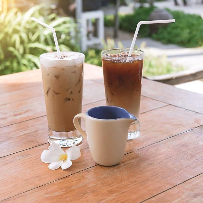 Miniatura 2 de Pajitas de plástico para beber  paquete de 200 desechables reutilizables café batido largo agitador cóctel palos flexibles batido bebida niños