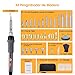 Holife 41 PCs Kit de Pirograbador de Madera, 220V/60W Temperatura Ajustable, 140cm...