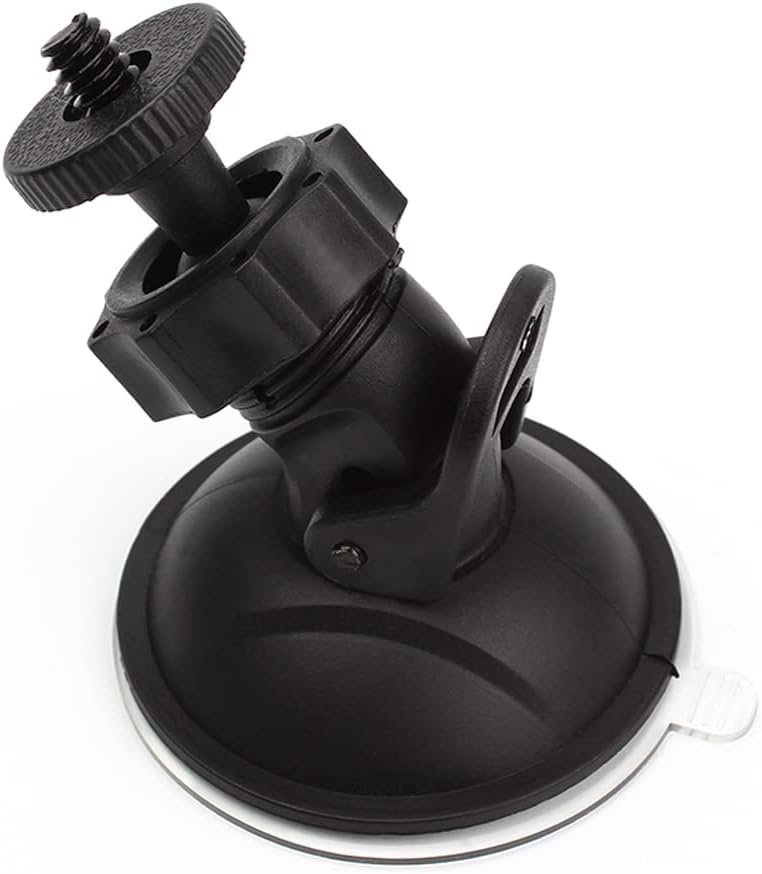 vehicle dashboard windshield suction cup mount bracket with 6mm screw threaded joint for display monitor of automotive dash cam car rearview camera