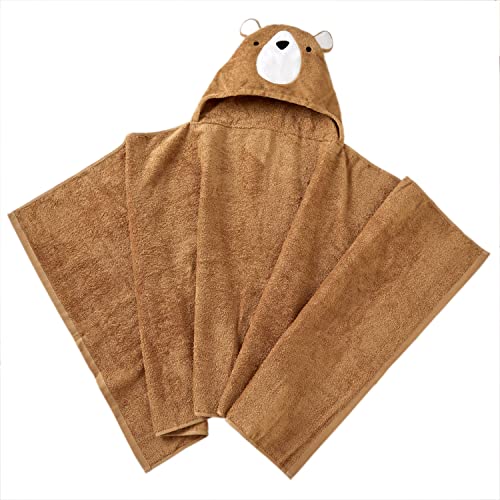 Image of SKL Home Sketched Woodland Hooded Bath Towel 51.00 inch x 23.00 inch