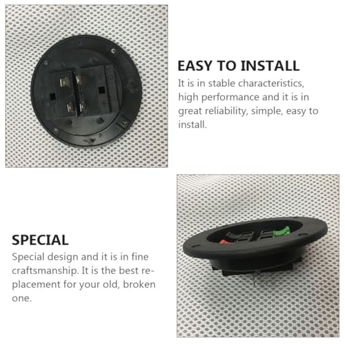 Conector de altavoz negro de plástico pack de 4 para cajas de subwoofer 5