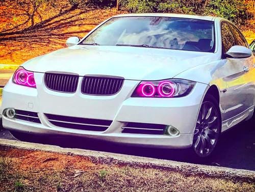 Kit de anillos halo LED RGB para BMW E90/E91 2006-2012 miniatura 6