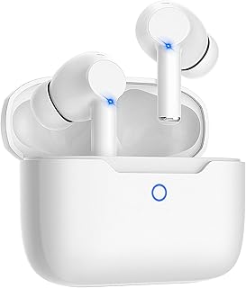 Yornova Wireless Earbuds, Bluetooth 5.3 Earphones Noise Cancelling 30H Playtime IPX5 Waterproof 4 Mics ENC Deep Bass Touch Control USB-C Fast Charge In-Ear Headphones For iPhone Android Running