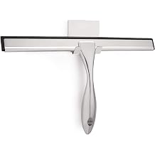 Stainless Steel Shower Squeegee for Shower Doors, Bathroom, Window, Mirror and Car Glass - 14 Inches