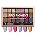Profusion Cosmetics 21 Shade Eyeshadow Palette Collection & Brush, Pro Pigments