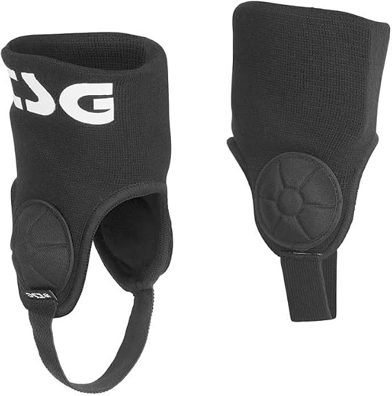 TSG - Single Ankle Guard Cam, Black | Ankle Support System for Men & Women, Trail, All Mountain, Downhill, Dirt/Park | PE Guard, EVA Foam, Pull Over Design, Soft Stretchy Fabric | Swiss Design