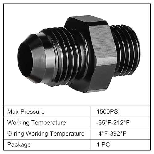 Image of EVIL ENERGY 6AN Flare to AN5 ORB Male O-Ring Fitting Adapter