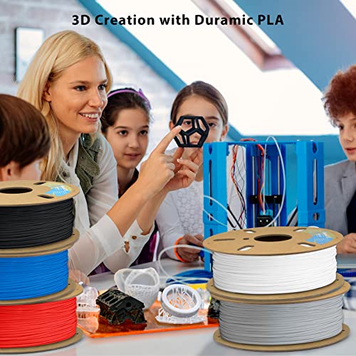 Duramic 3D PLA Filament 1.75Mm Wood, 1Kg Cardboard Spool Matte Finish 3D Printer Filament Pla 1.75Mm Dimensional Accuracy 99% +/- 0.03 Mm thumb #6
