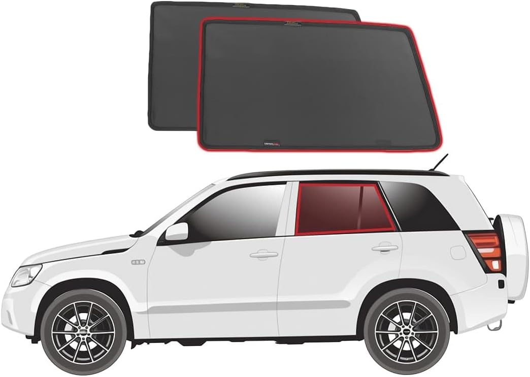 Snap Shades for Suzuki Grand Vitara/Vitara/Escudo 3rd Generation Car Rear Window Shades (JT; 2005-2019)