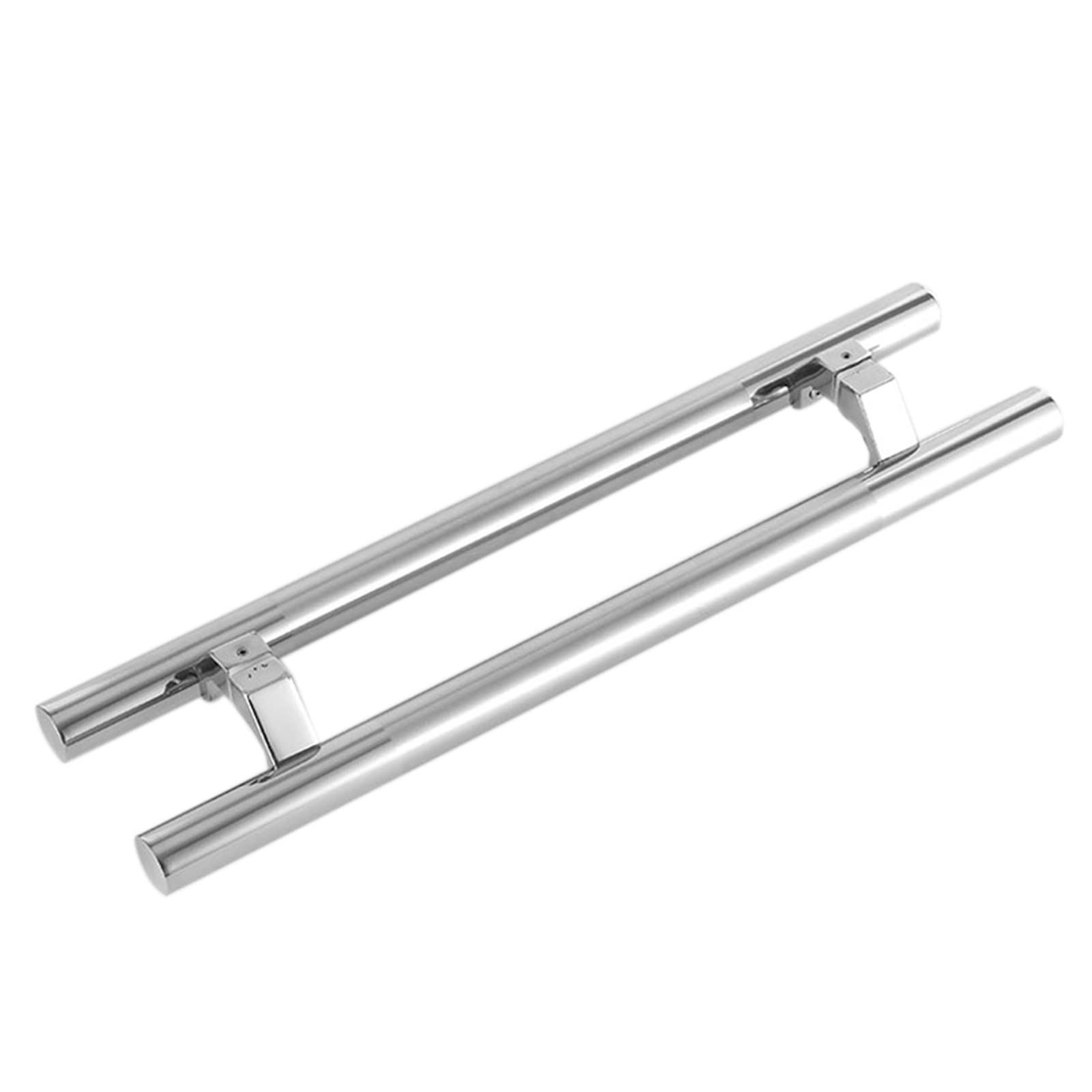 Poignée de porte ronde en inox de 80 cm pour rénover une entrée moderne