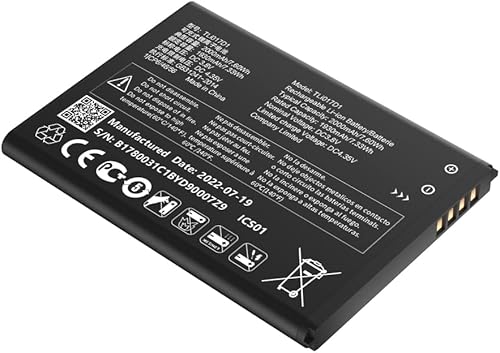 Miniatura 3 de TLi017D1 Batería de repuesto, (2025 nueva actualizada) Batería compatible con teléfono TCL Flip Pro VZW-TCL-4056W, modelo: TLi017D1