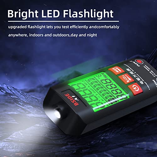 A1 Fully Automatic Anti-Burn Intelligent Digital Multimeter Auto Senses The Zero And Fire Wiresvoltagedetectionmultimetefast Accuratelymeasuresvoltage,Current,Conductor On/Off,Color Ring Resistance #TOP2