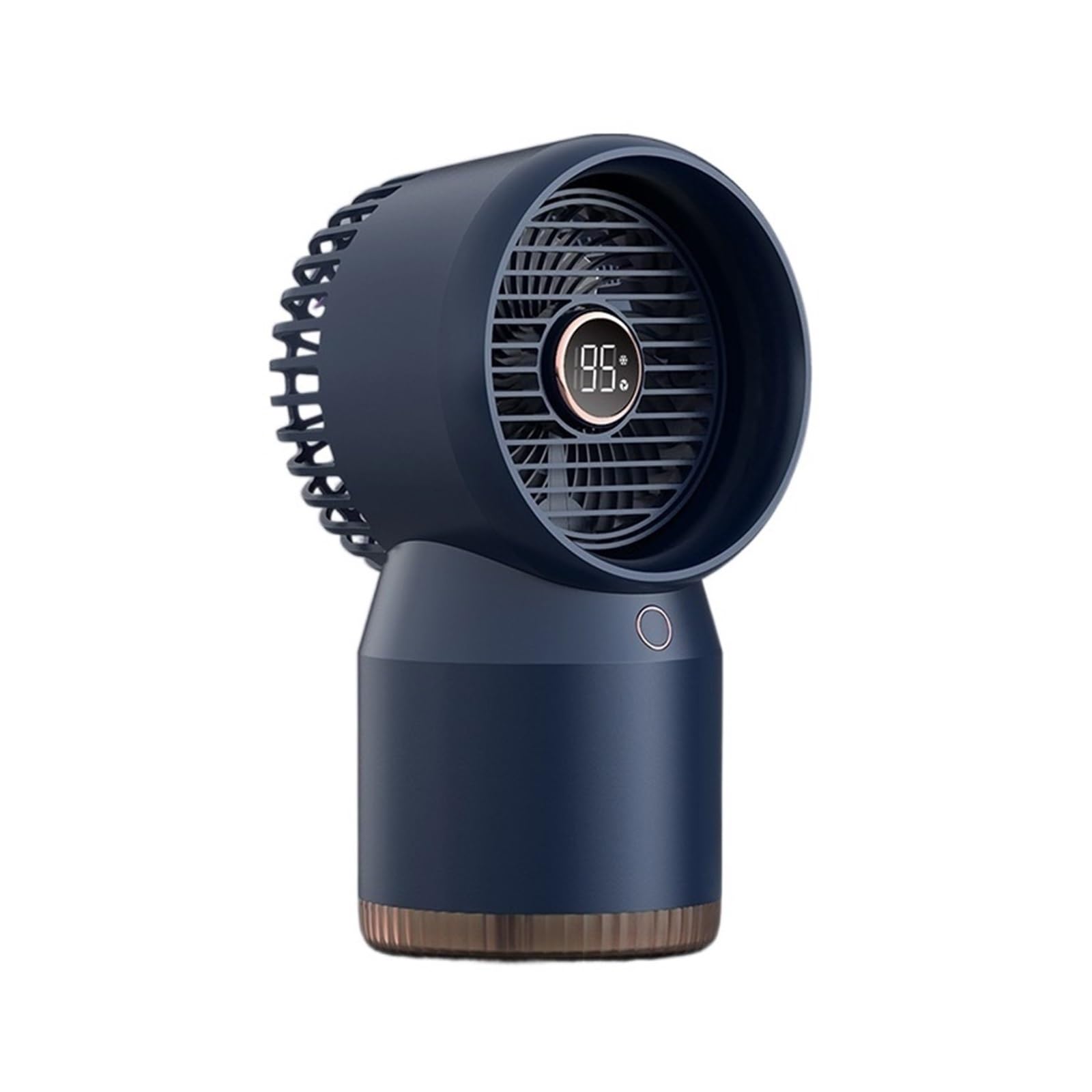 Spray Fan Portable Air Conditioner Humidifier 3600mAh Battery Rechargeable Office Desk Cooling with Night Light Airflow Comfort Refreshing Breeze(Navy Blue)