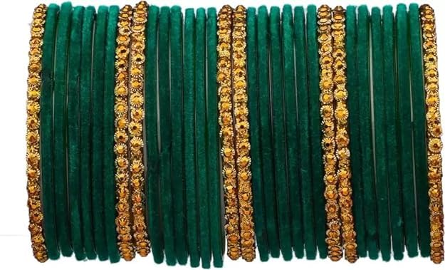 See full amazon price history chart for OURVIC Colorful 32-Piece Glass Bangle Set With 24 Glass Plain Velvet Bangles And 5 Golden Bangles Set,For Women & Girls (Set Of_1) (GREEN, 2.8) OURVIC Colorful 32-Piece Glass Bangle Set With 24 Glass Plain Velvet Bangles And 5 Golden Bangles Set,For Women & Girls (Set Of_1) (GREEN, 2.8) (B0CM6GV7NL) Amazon Price History, Amazon Price Tracker