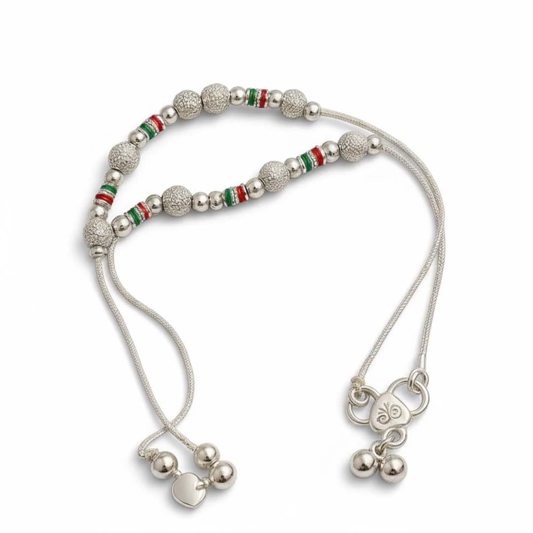 tm enterprises Silver Plated Anklets for Women & Girls | Evil Eye Anklet, Single Evil Eye Anklet-picture-49