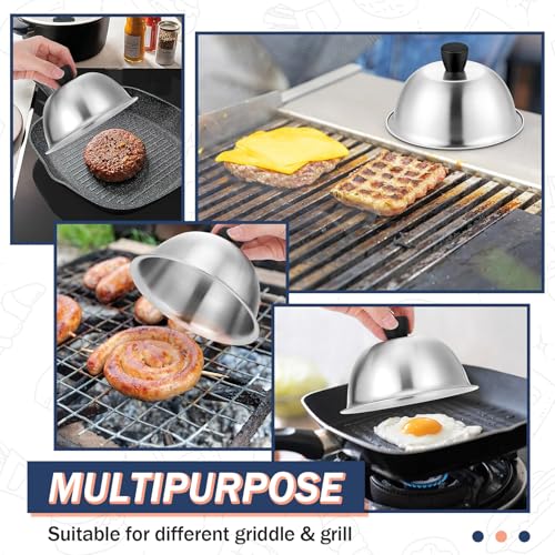 Cubiertas para parrilla de acero inoxidable set x4 6 in miniatura 5