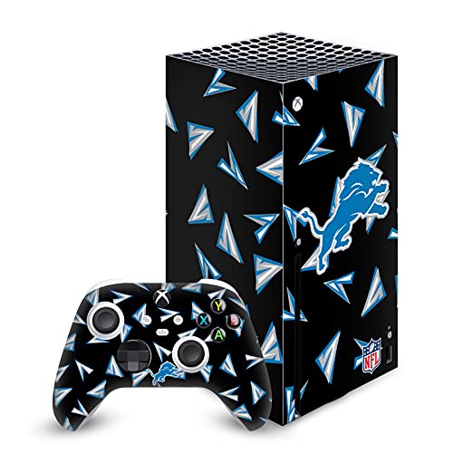 Skin Xbox Series X NFL Detroit Lions Head Case Designs autocollant vinyle console manette