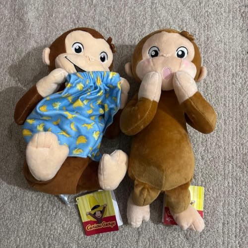 おさるのジョージ はずかちっ いないいないばあポーズ Lぬいぐるみ I