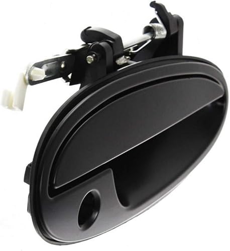 Miniatura 4 de KarParts360 Para Buick Riviera - Manija de puerta exterior delantera, lado del pasajero, color negro liso 1995 96 97 98 1999  con orificio para