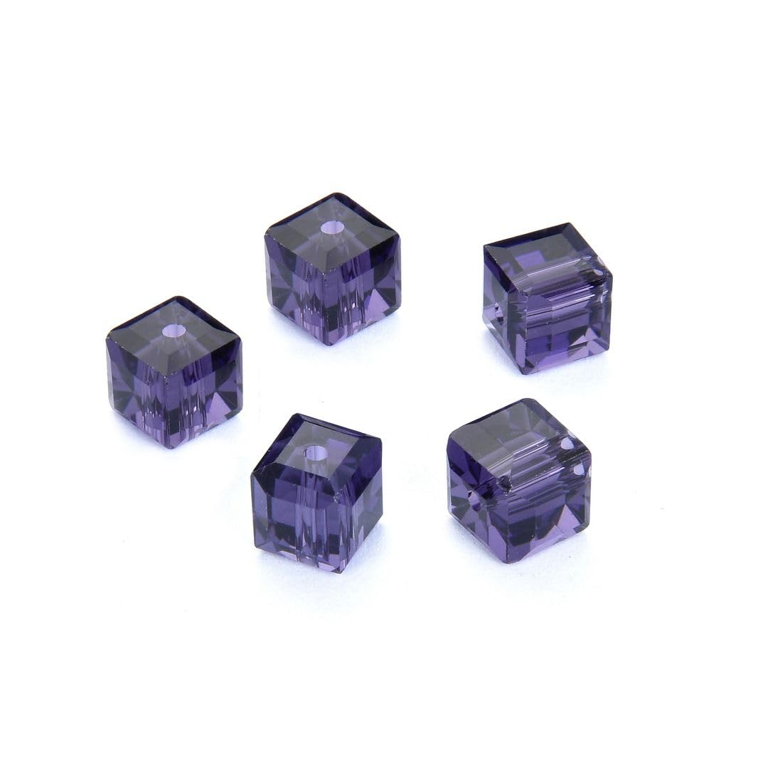 24 perline di cristallo Adabele austriaco 4 mm (0,16 pollici) viola velluto compatibile con cristalli Swarovski Preciosa 5601 SSC427