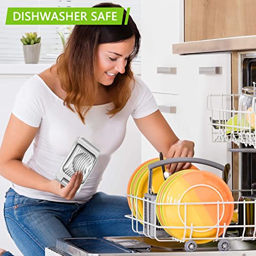 Egg Slicer for Boiled Eggs, Egg Cutter for Hard Boiled Eggs, Multipurpose Stainless Steel Wire Egg Slicer for Ham Banana and Strawberry Soft Fruit - Image 3