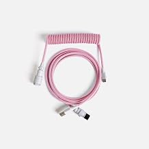 Azio Custom Mechanical Keyboard USB-C Cable, French Pink ACD903