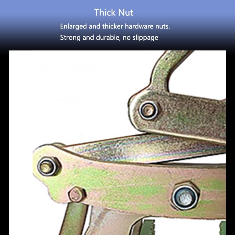 DNGXAOYA Vertical Stone Clamps,Rubber Jaws, Made of Alloy Steel, Does Not Hurt The Stone, 625kg/1377lb Stone Lifting Clamp,Used for Stone Lifting and Transportation(625kg/1377lb)