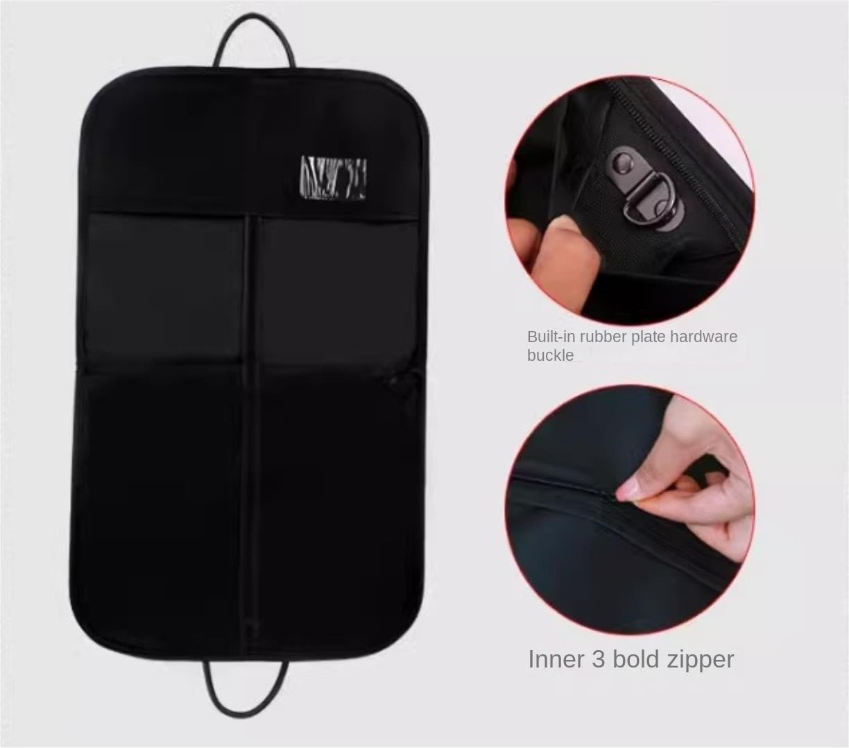 Bolsa de Traje Antipolvo Bolsas De Ropa De 40 ", Bolsas De Traje Resistentes, Bolsa De Vestir Plegable De Viaje para Colgar Almacenamiento De Ropa Fundas de Ropa Antipolvo