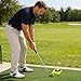 Golf Putting Cup – 2 Piece Set, Practice Aid, Training Hole with Flag | Indoor Outdoor Use, Home Patio Lawn Setup, Miniature Target Base, Stable Alignment Platforms for Golf Putting Practice
