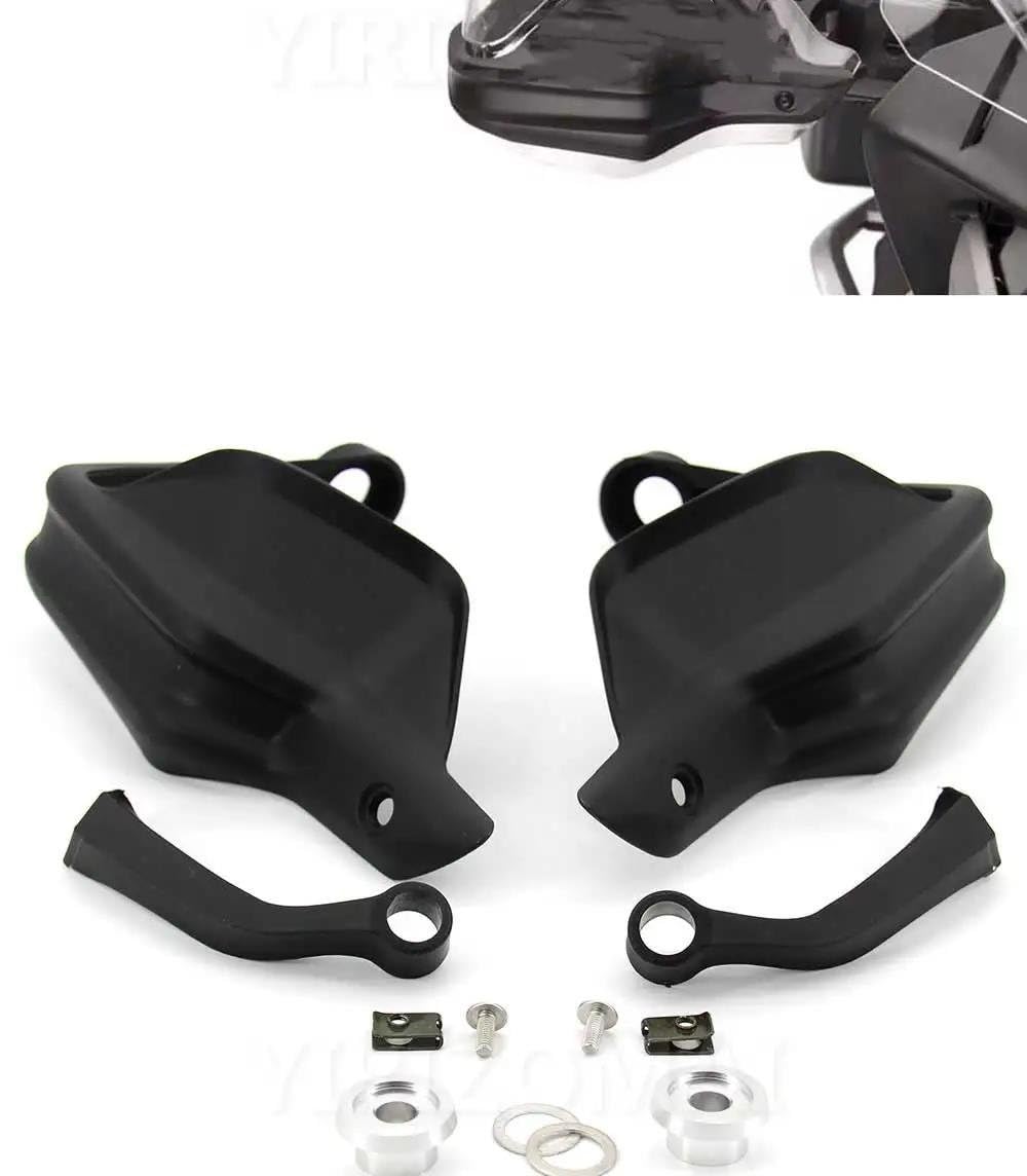 Protectores Manos Moto para R1200GS para ADV para 1200GS para LC para F800GS para Adventure para S1000XR para R1250GS 2013-2019 Paramanos Motocicleta(Set-Black)