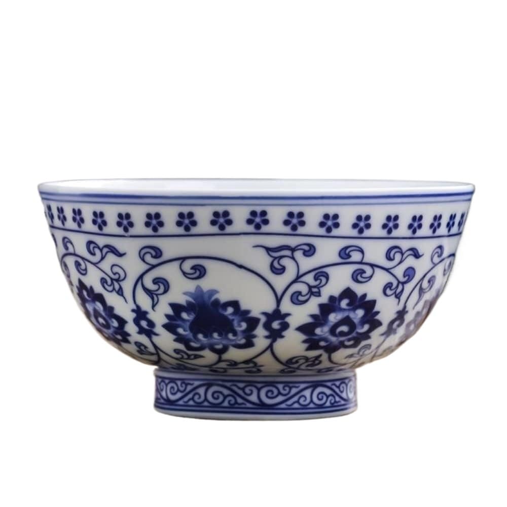 miska ceramiczna, Chiński starożytny styl pałacowy porcelanowa miska na ryż, 13, 8 cm 5