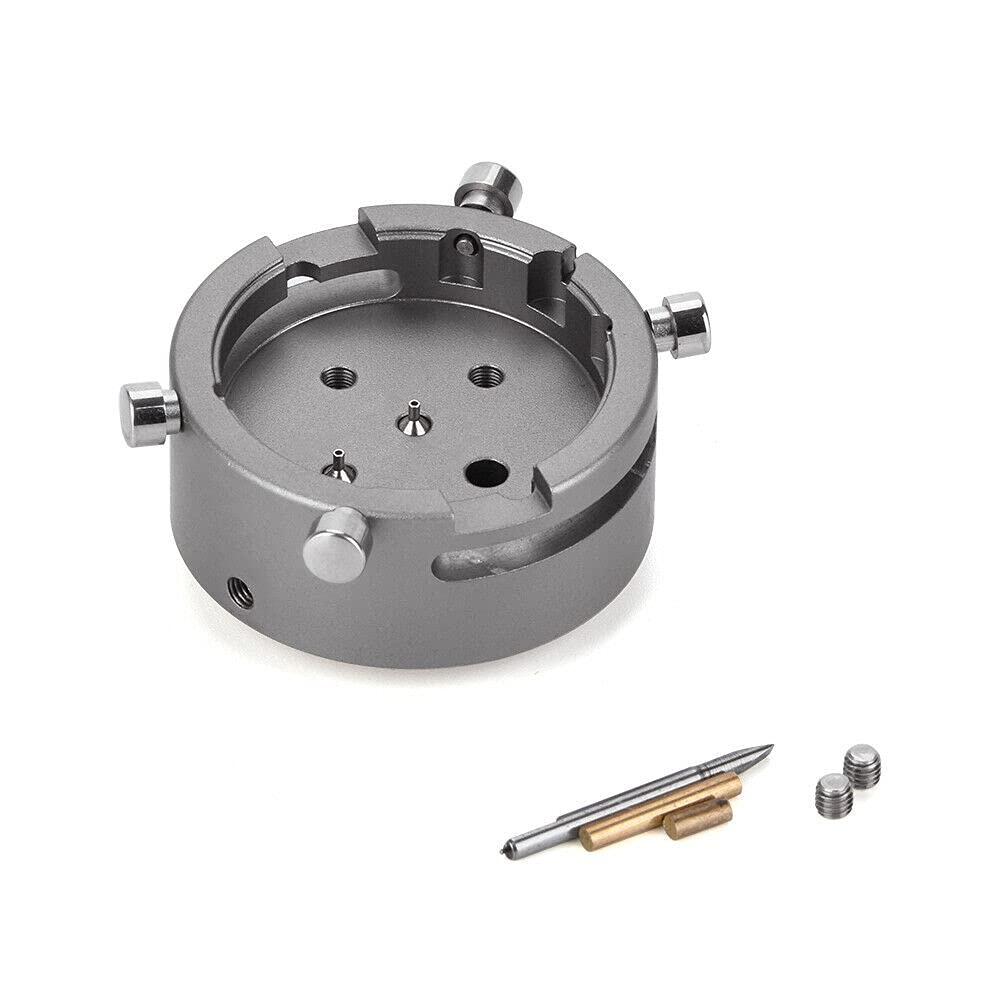 MOUDOAUER 1 x narzędzie do naprawy zegarmistrza ze stali nierdzewnej narzędzie do regulacji, uchwyt mechanizmu zegarka, trwały do ETA 7750 7751 7753 akcesoria akcesoria do zegarków akcesoria do zegarków