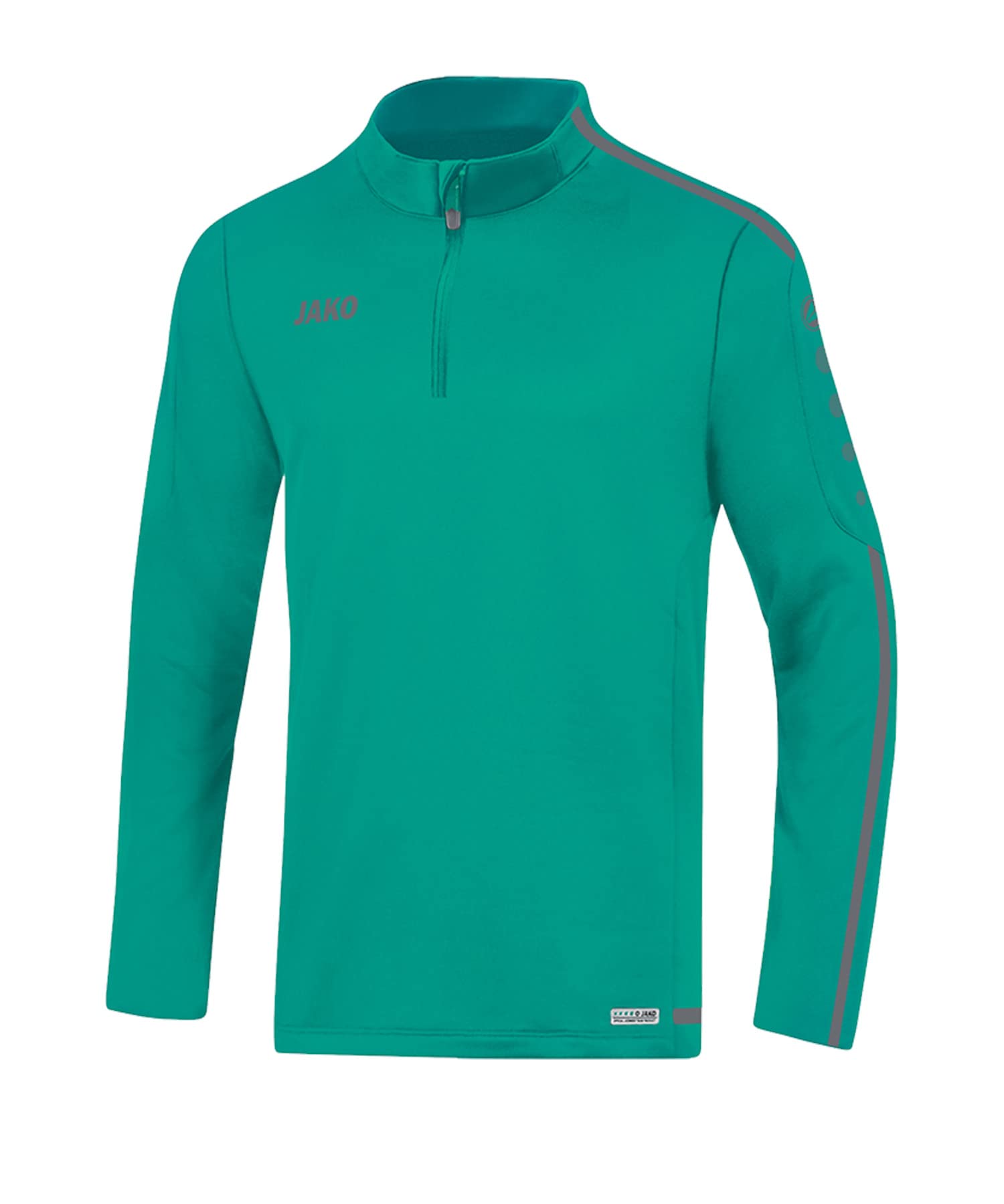 JAKO Striker 2.0 Men's Training Zip Top, Men, 8619, türkis/Anthrazit, L