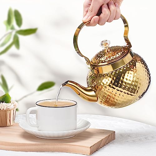 Haosens TPS01-12SI Teapot With Removable Infuser 40 Oz thumb #1