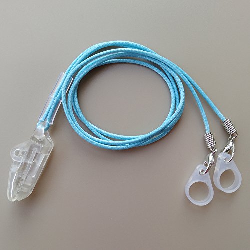 BTE Hearing Aids Clips Safty Protection Accessory Commonly Used for Children & Adults (Light Blue)