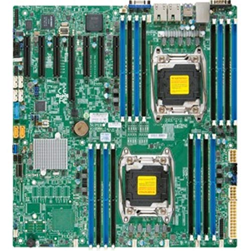 SUPERMICRO X10DRH-I - Motherboard - extended ATX - LGA2011-v3 Socket - 2 CPUs supported - C612 - USB 3.0-2 x Gigabit LAN - onboa
