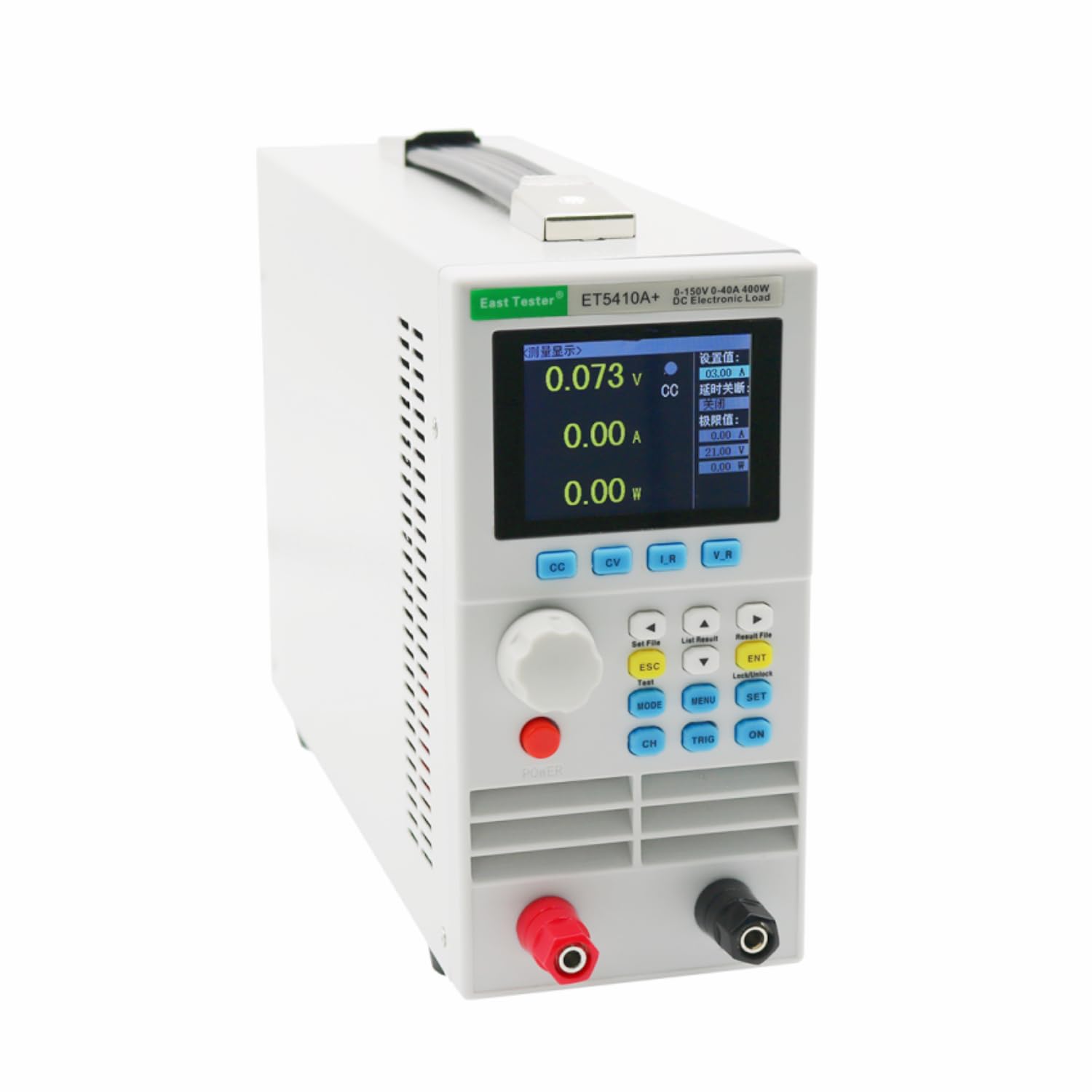 ET5410A+ Probador electrónico de carga, DC 400W 40A probador de capacidad de batería programable 150V 40A