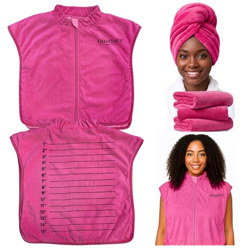 2pcs Microfiber Towel Cape Set Hair Towel Wrap Hair Drying Towel Curling Styling Accessories Microfiber Shoulder Towel For Curly Hair Shoulder Neck Towel Hair Cape Makeup Curly Hair Towel
