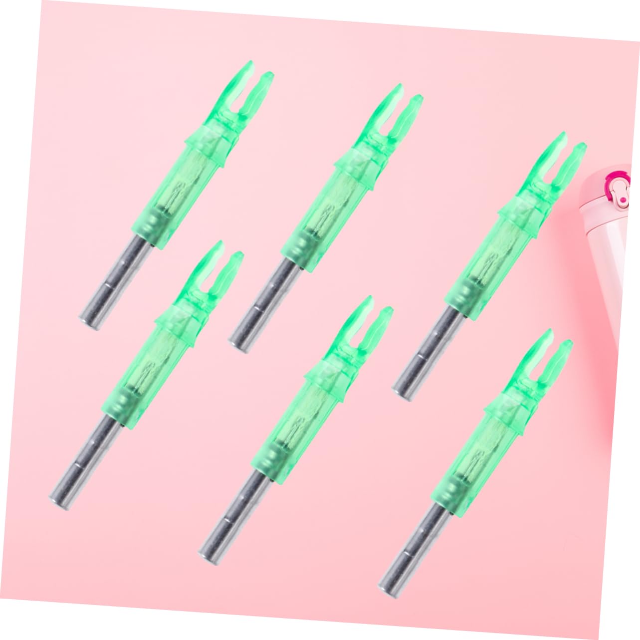 NAMOARLY Hunting Arrow Nocks 12pcs Bow Accessories Arrow Tails for Bow 6.2mm Night Vision