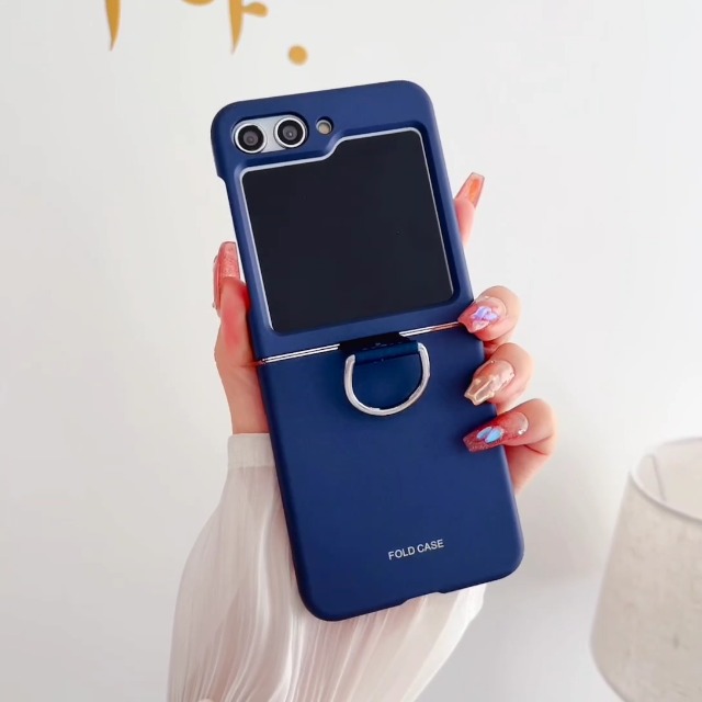 COQUE Funda Para OPPO Find N2 Flip Funda, Slim Silk Band Lanyard Ring Handyhülle Mit Ring Video Stand,klappHandyhülle Für OPPO Find N2 Flip-Grüchen