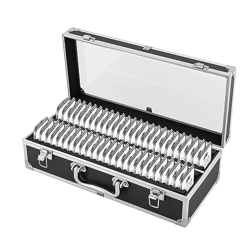 Caja organizadora para monedas OUKANING con 50 compartimentos miniatura 1