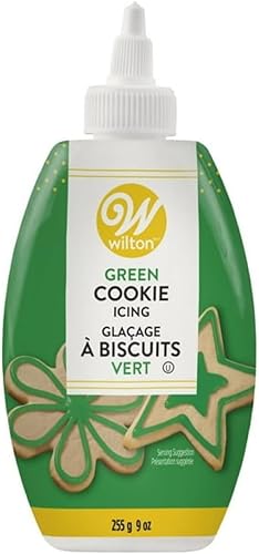 Wilton Glaseado de galletas verdes 9 onzas