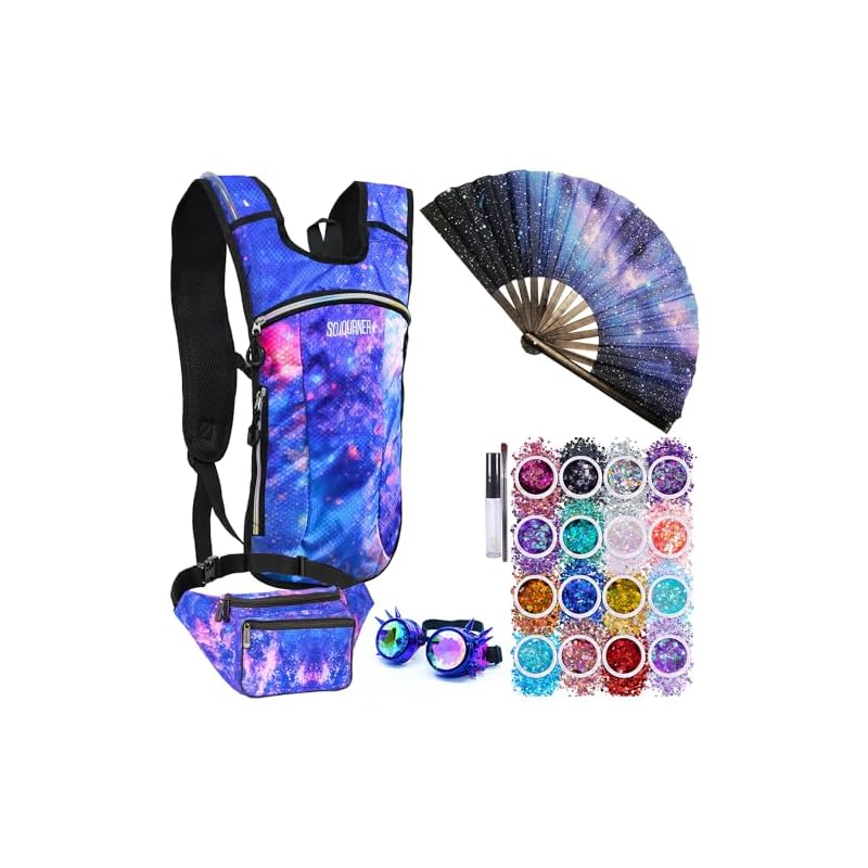 Galaxy-Small-Hydro-Bundle-With-Galaxy-Fanny-Pack-Chunky-Glitters-Galaxy-Fan-And-Purple-Goggles 51u+9 rwpql. sl500 . ss800