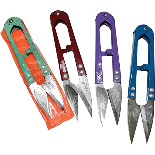 Tesoura de Arremate, Kit, Metal, 9 cm, Cores Sortidas