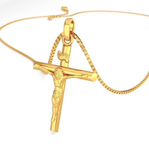 Holy Cross Gold Pendant