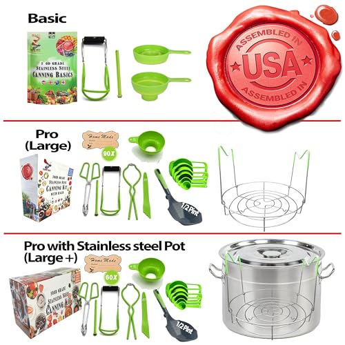 Supa Ant W25J-485 Starter Canning Supplies (Assembled In Usa) - Canning Funnel - Wide Mouth Funnel - Magnetic Jar Lid Lifter thumb #6