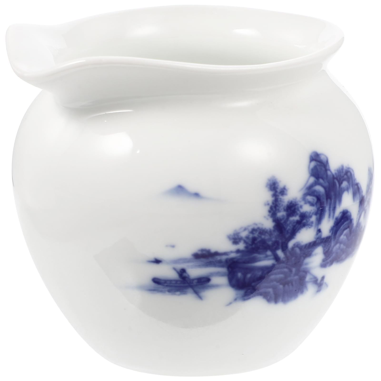 HEALLILY Ceramic Gravy Boat Dripless Pour Spout for Sauces Dressings and Broths for Restaurants and Home Dining