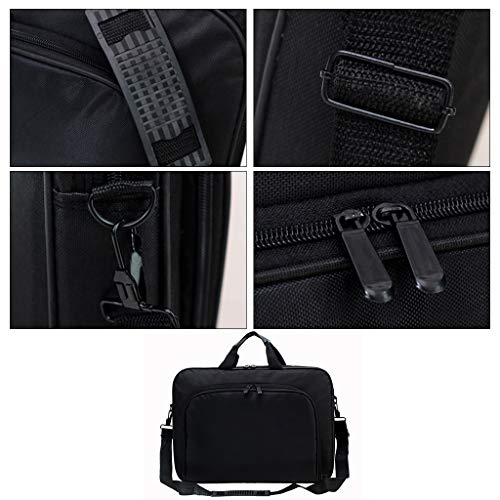 Maletín para portátil de 15.6 pulgadas color negro en nylon miniatura 3